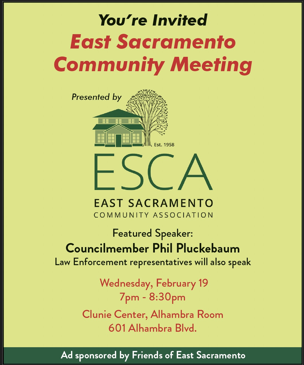 East Sacramento Community Meeting 2025