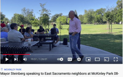 Mayor Steinberg Met with MESA at McKinley Park